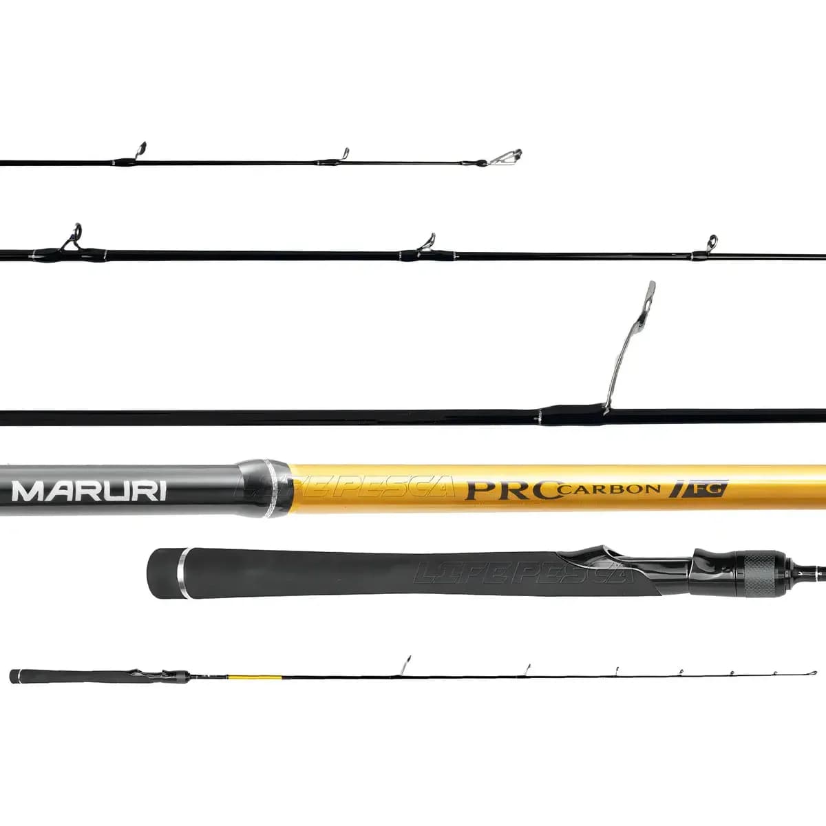 Vara Molinete Maruri Pro Carbon Fg 1,83m 12-25lbs- Inteiriça