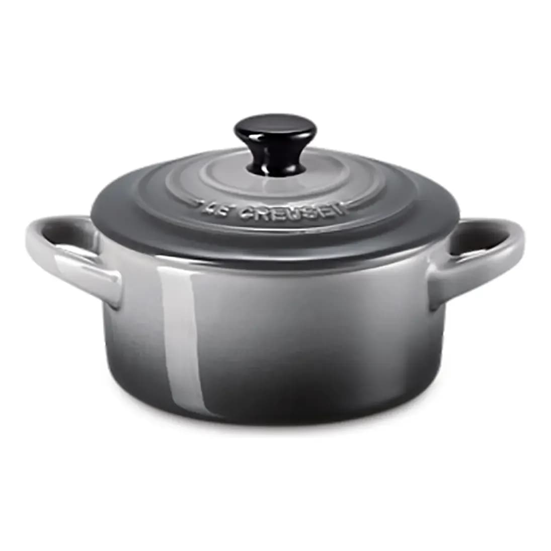 Mini Cocotte Le Creuset Flint Cinza