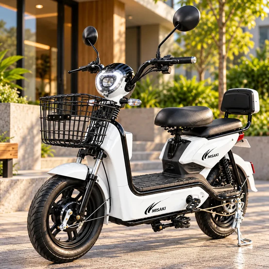 Motocicleta Elétrica Bike Scooter Sem Cnh 800w Mobilidade