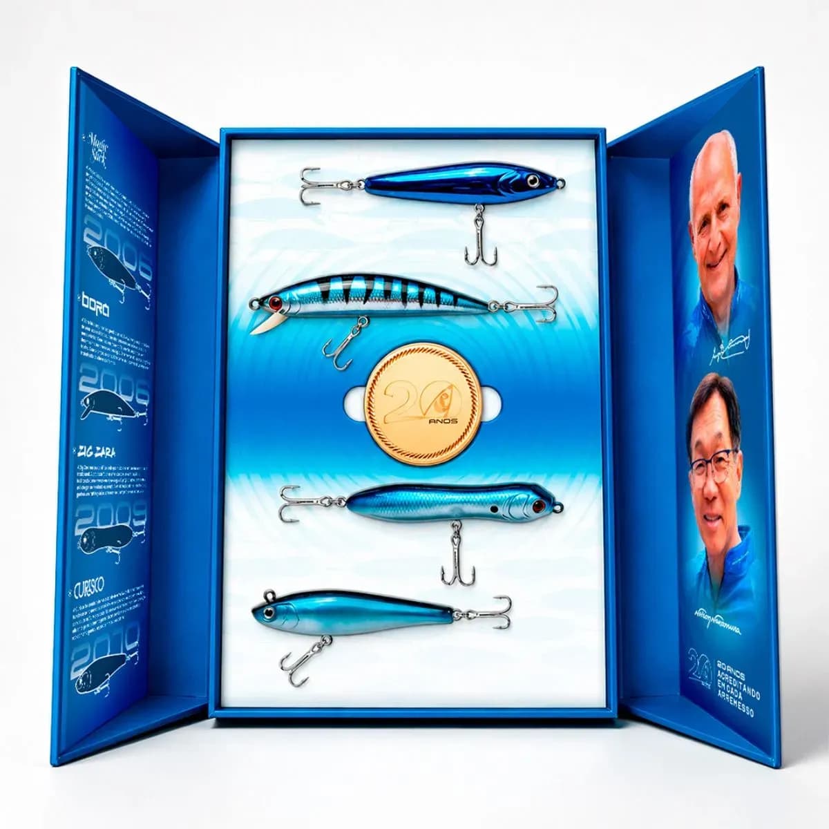 Kit Iscas Artificiais Edição 20 Anos Lucky Nelson Nakamura