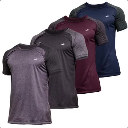 Kit 4 Camisetas Dry Fit Premium