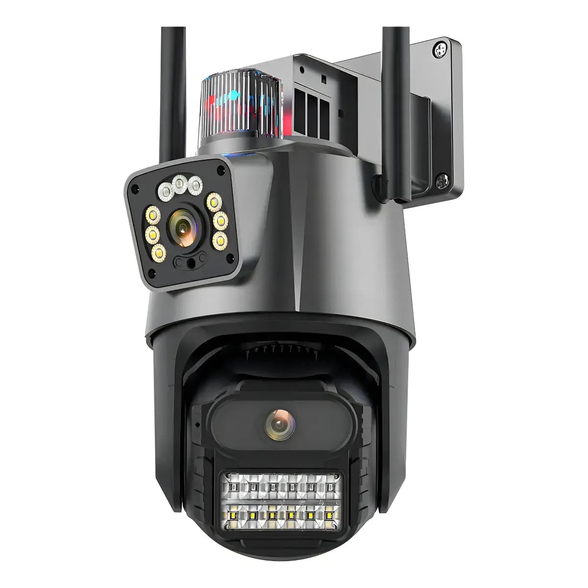 Câmera De Segurança Ip Wifi Jl Protec Ipsky2 Lente Dupla 6mp
