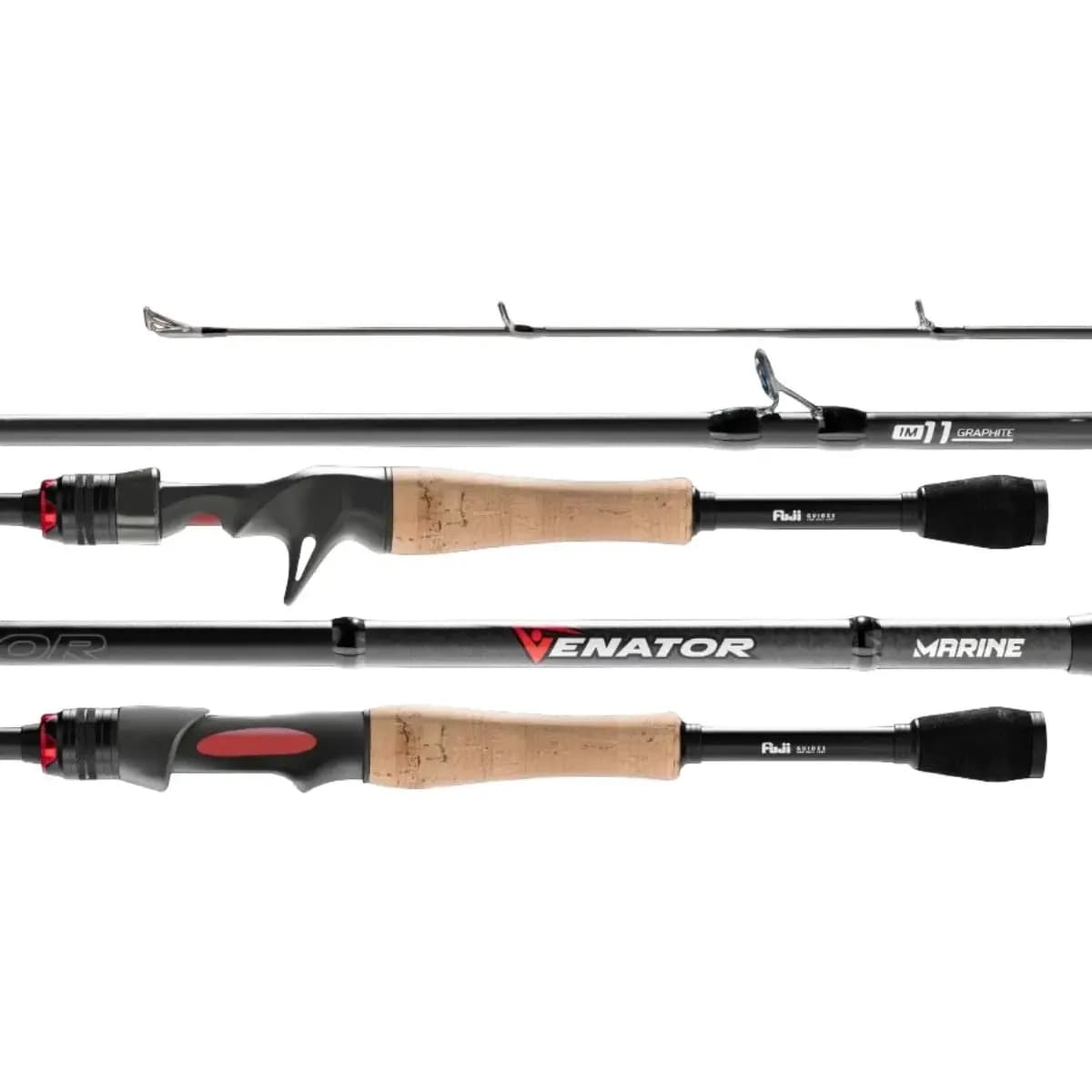 Marine Sports VNT-601MF vara marine venator 601 1,83m 12 17lb carretilha inteiriça cor preto