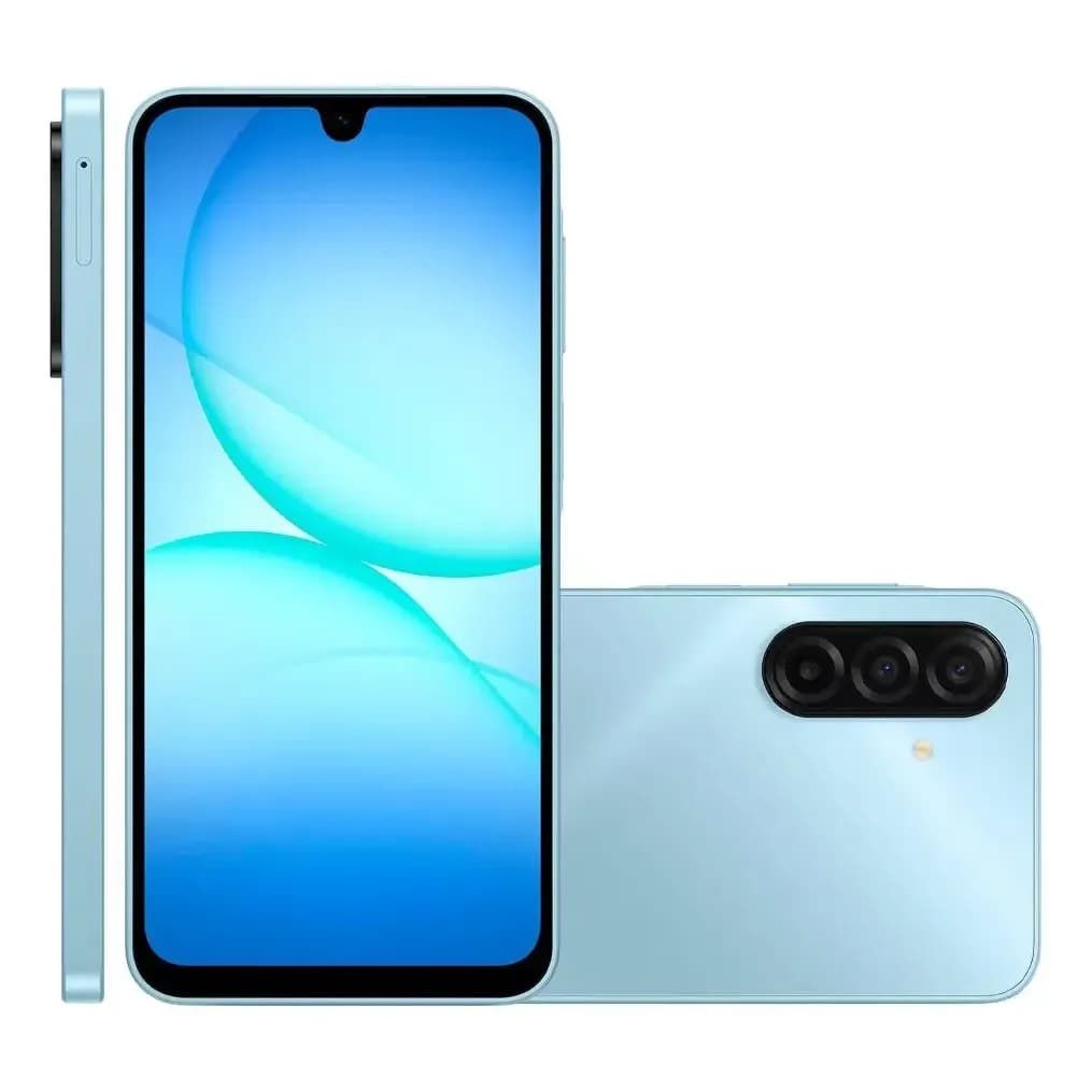 Smartphone Galaxy A17 Câmera Tripla 256 Gb 4g A175 Samsung Azul