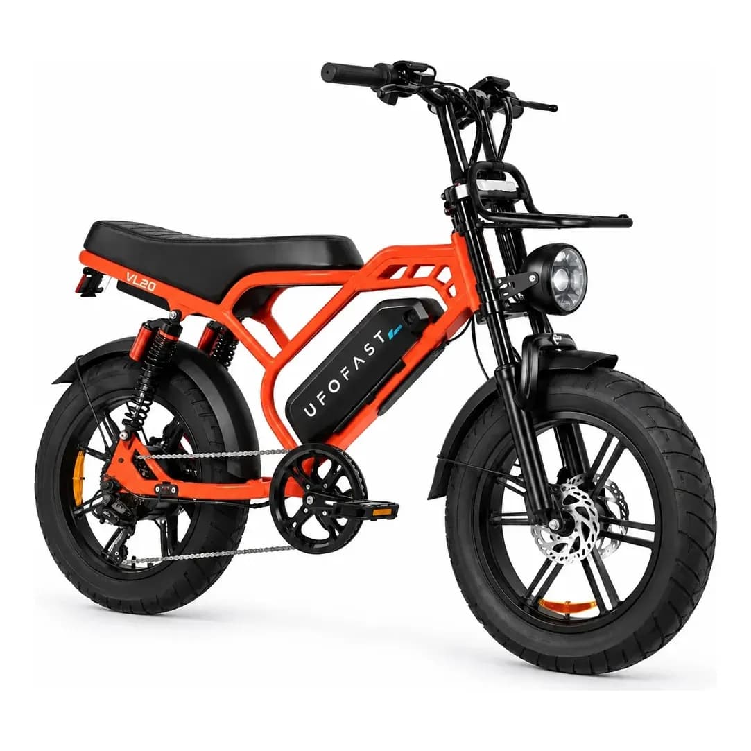 Bicicleta Bike Elétrica V9 Max 1000w 48km Versão Limitada Laranja 20