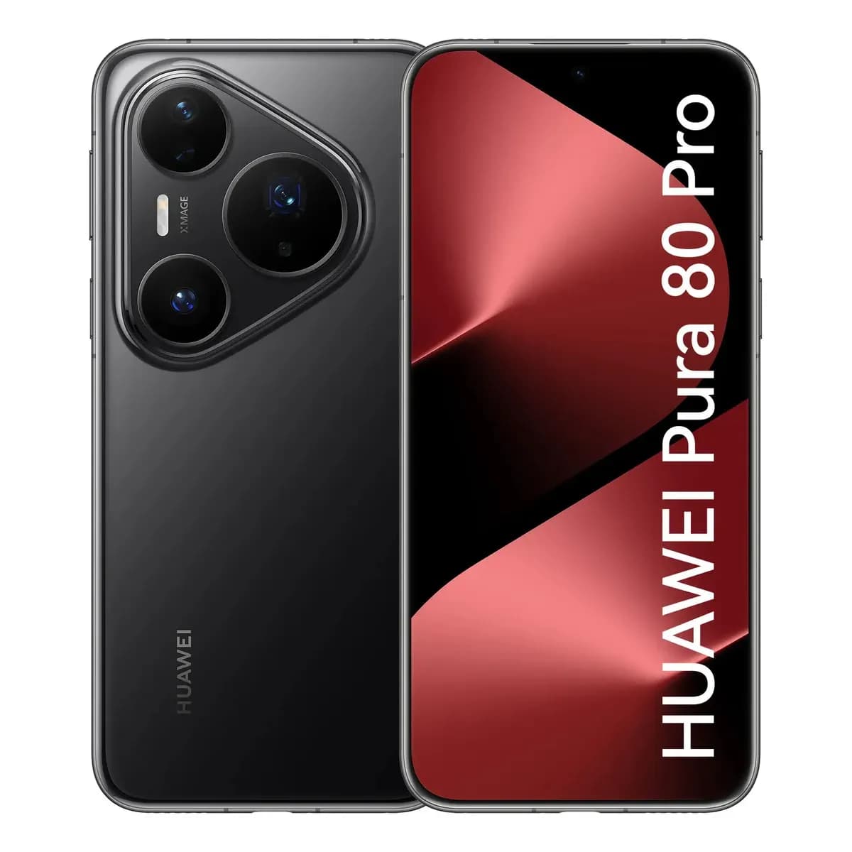 Smartphone HUAWEI Pura 80 Pro 12GB+512GB Câmera Ultra-iluminação de 1 Polegada Câmera Teleobjetiva Macro Ultra-iluminação Cancelamento de Ruído por IA 5.17 Ah Dual SuperCharge Celular Preto