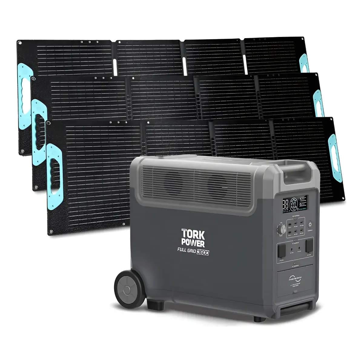 Kit Estação Energia Tork 3600w 127v Painel Solar 1200w Ups
