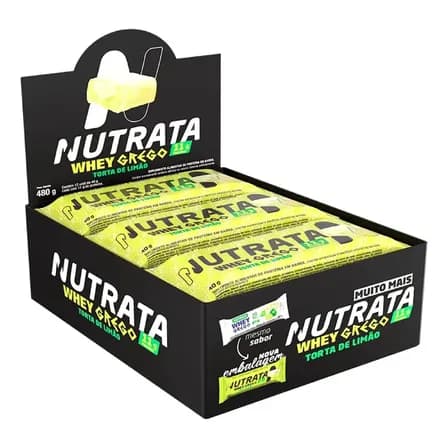 Barra Whey Grego Nutrata (12 unidades