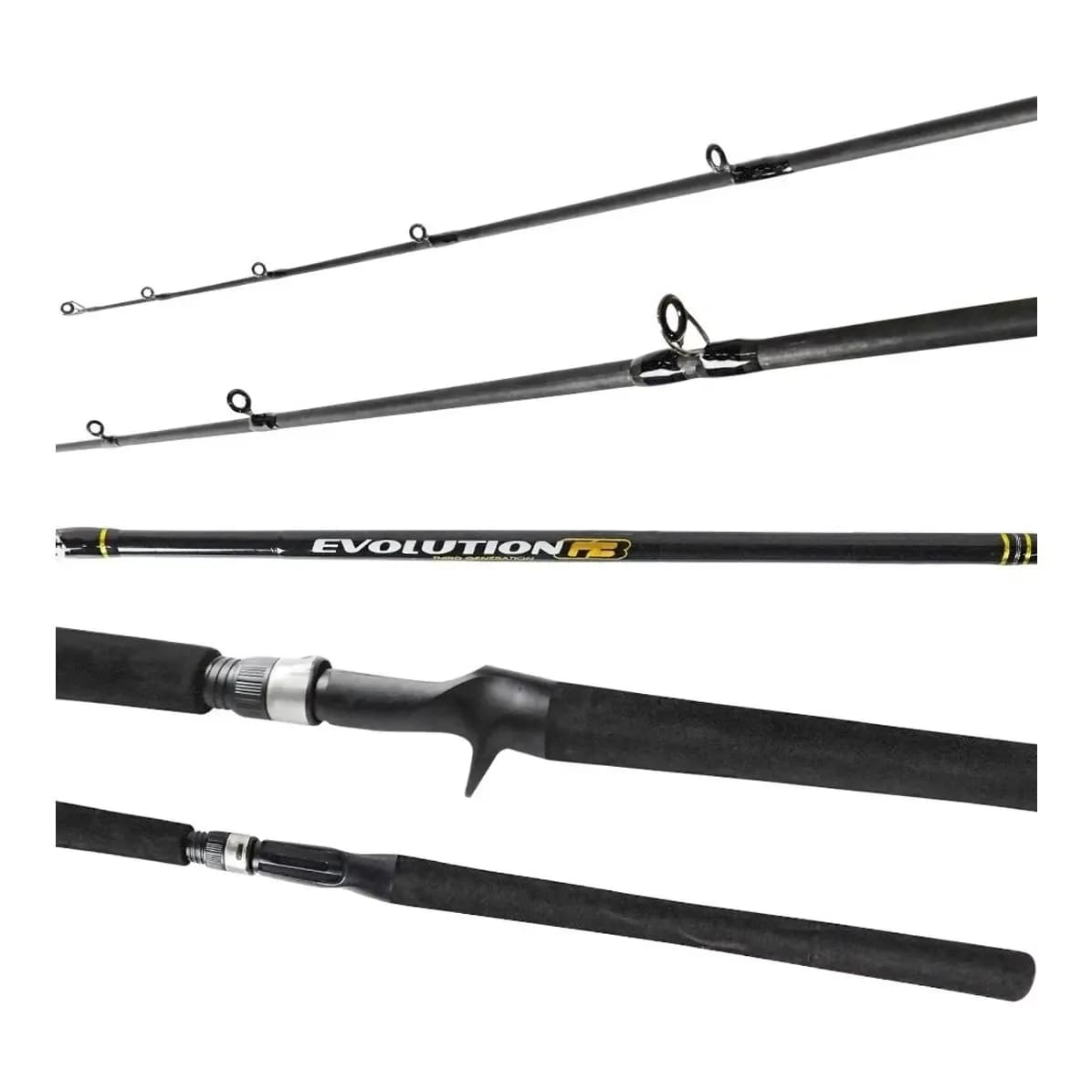 Vara Carretilha Evolution G3 20-40lb Marine Evg3-601mh 1,83m