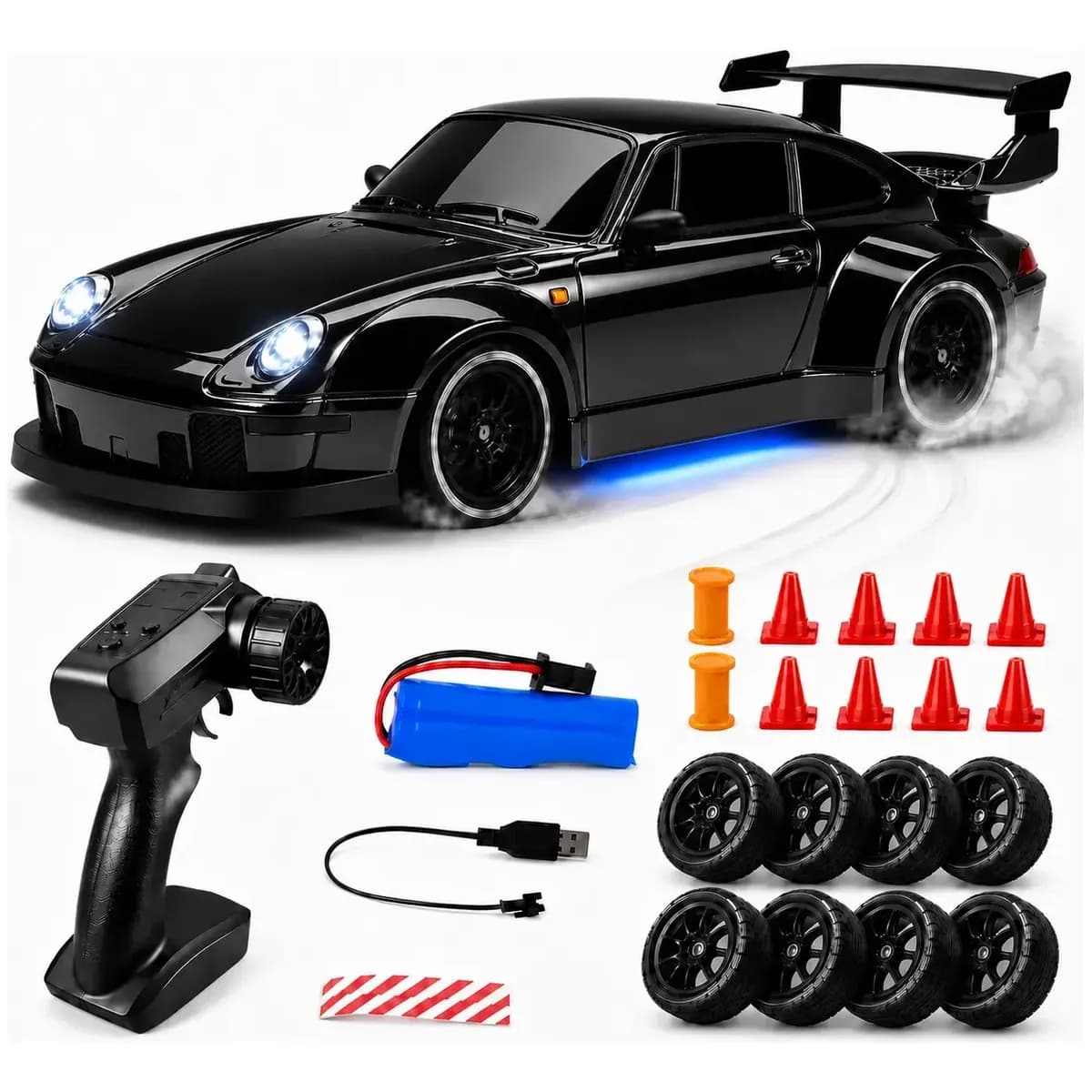 Carrinho de Controle Remoto Drift Recarregável - Grupo CS Importações