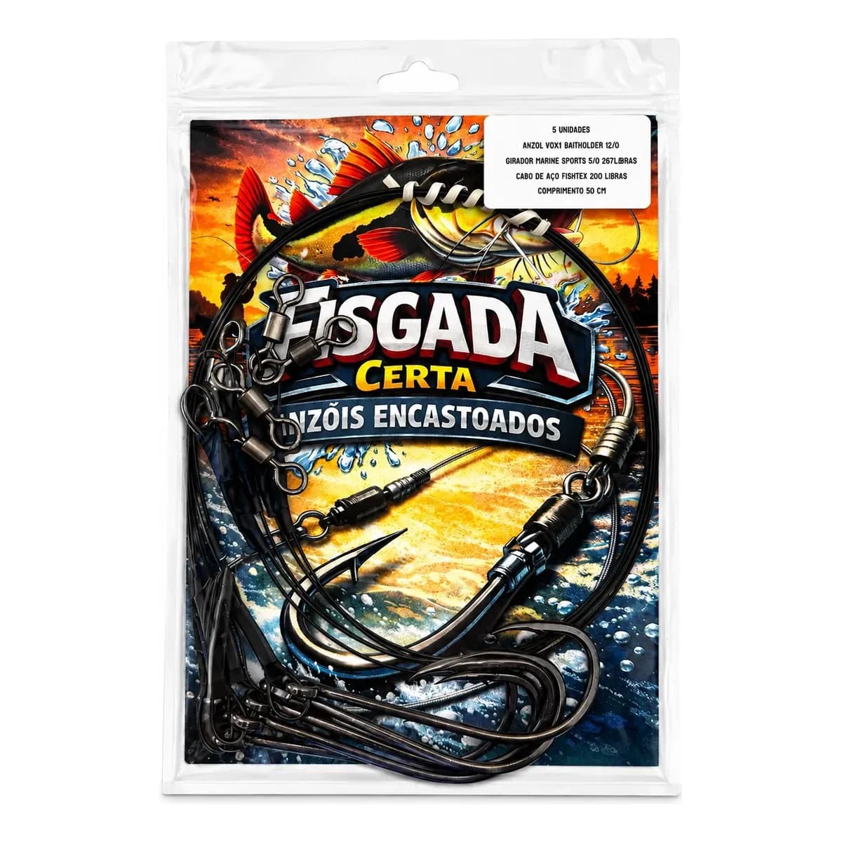 Anzol Para A Pesca Dos Grandes Peixes  De Couro 12/0