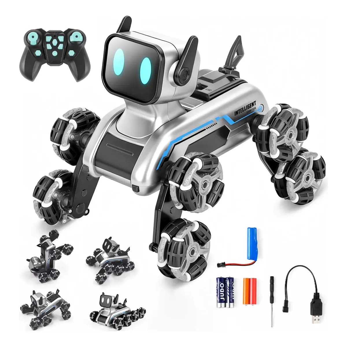 Cachorro Robô Inteligente Brinquedo Interativo