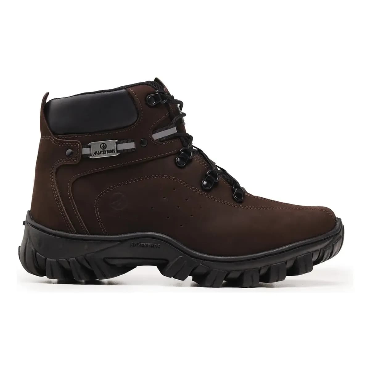 Bota Coturno  Unissex Master Boots Em Couro Com C.a