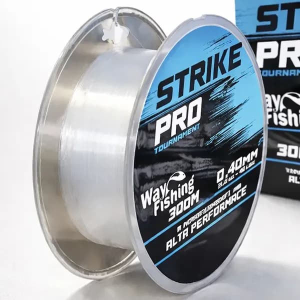 Linha Monofilamento Strike Pro 300m  Alta Performace Torneio