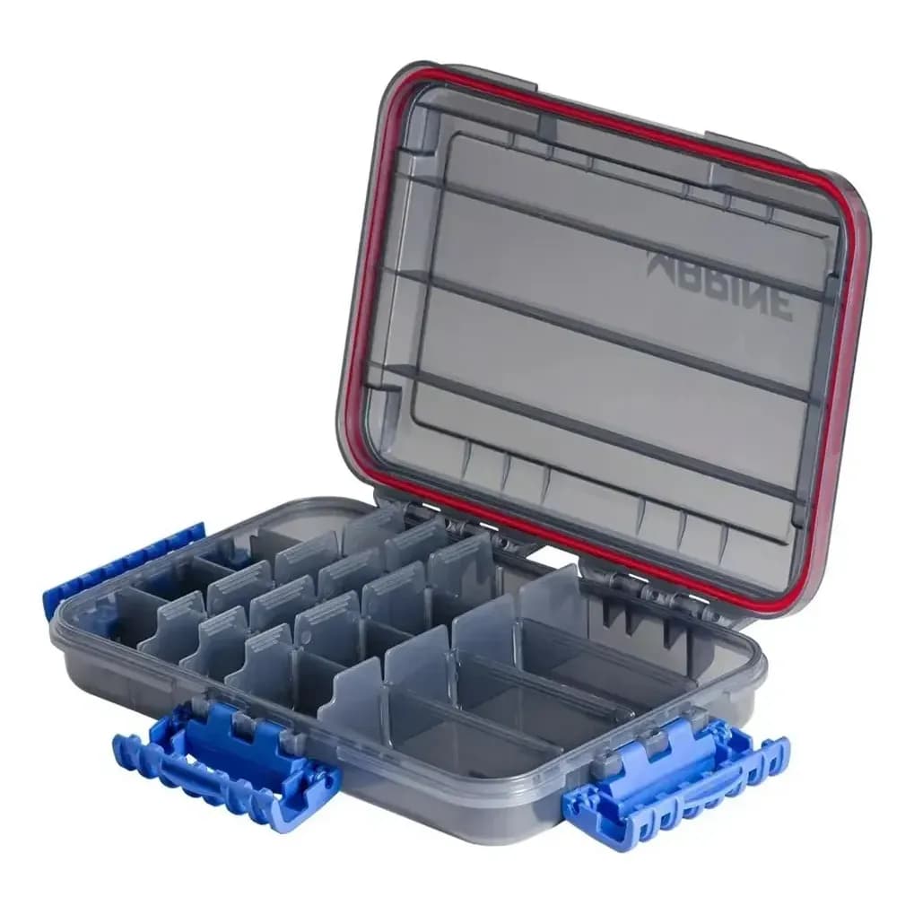 Estojo Organizador Tralha De Pesca Anzol Chumbada Mwr270 Cinza-escuro