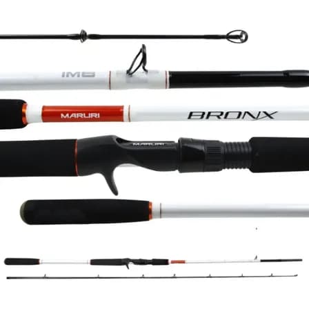 Vara Pesca Carretilha Maruri Bronx 2,70m 60lb Pesqueiro 2p