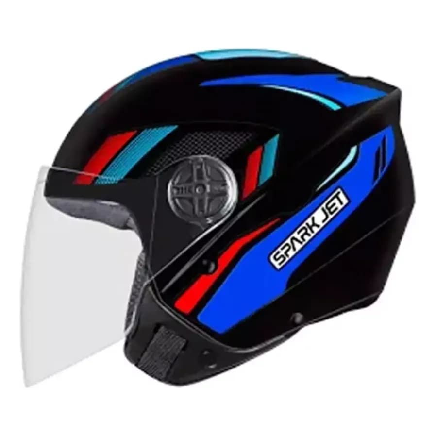 Capacete Moto Aberto EBF Spark Jet Sting