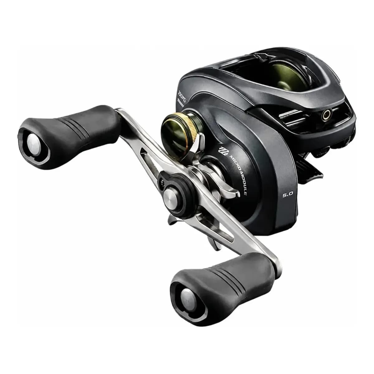 Carretilha Shimano Curado 201 Pg Manivela Lado Esquerdo Verde-escuro Esquerdo