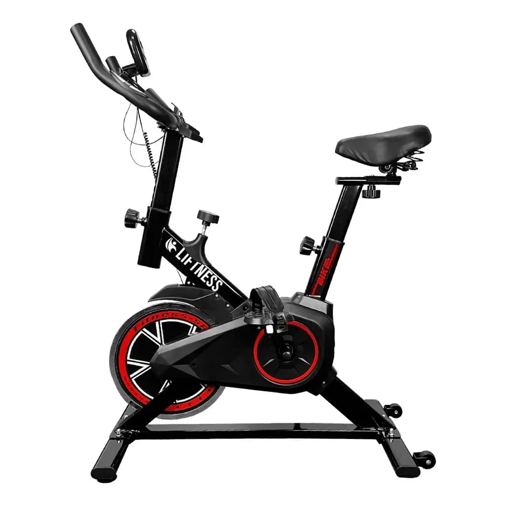Bicicleta Ergométrica Spinning Liftness X11 Cor Preto/vermelho