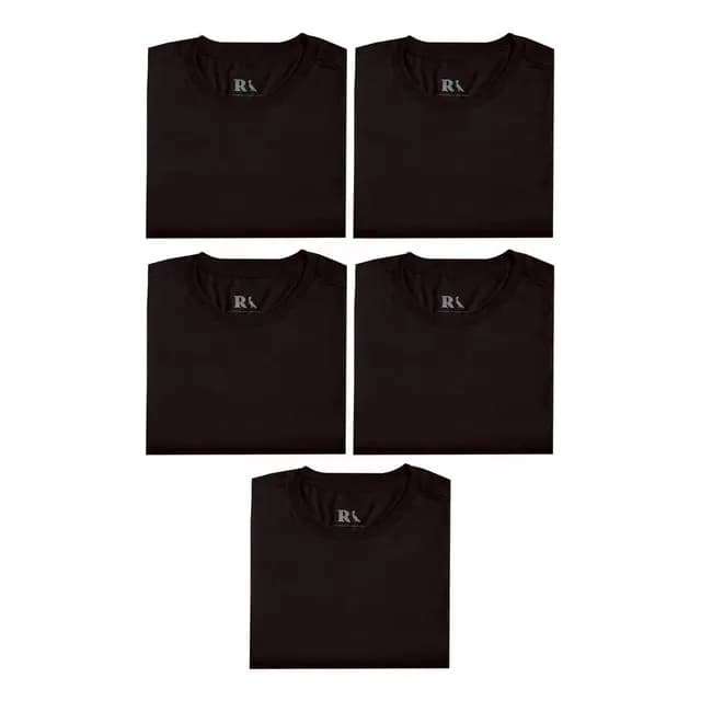 Kit 5 Camisetas Básicas Reserva