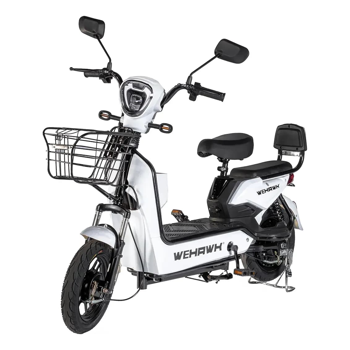 Bike Elétrica Wehawk Wx-03 600w 48 12ah Até 40km Pré Montada Branca