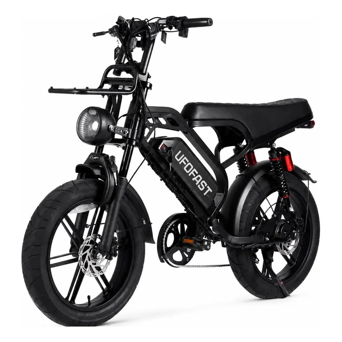 Bicicleta Bike Eletrica V9 Max 1000w 48km Freio Hidraulico Preto 20