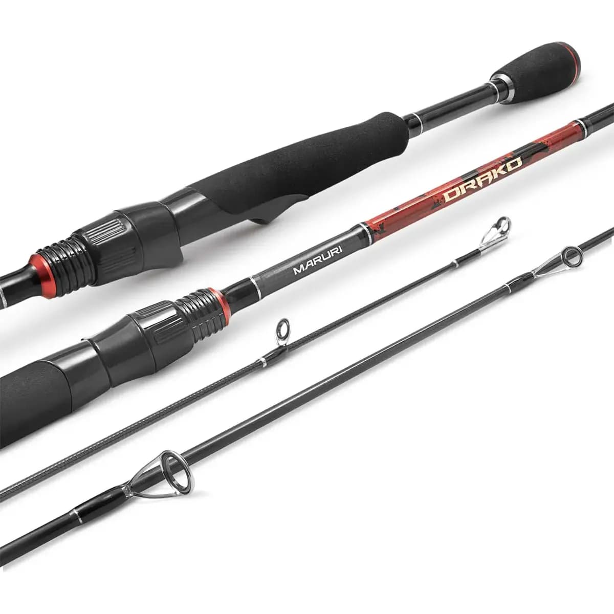 Vara Para Molinete Drako S-662l 1,98m 6-12lbs 2 Partes - Maruri