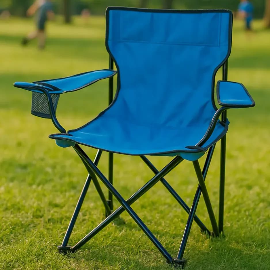 Cadeira De  Pesca Acampamento Ar Livre Dobrável + Bolsa