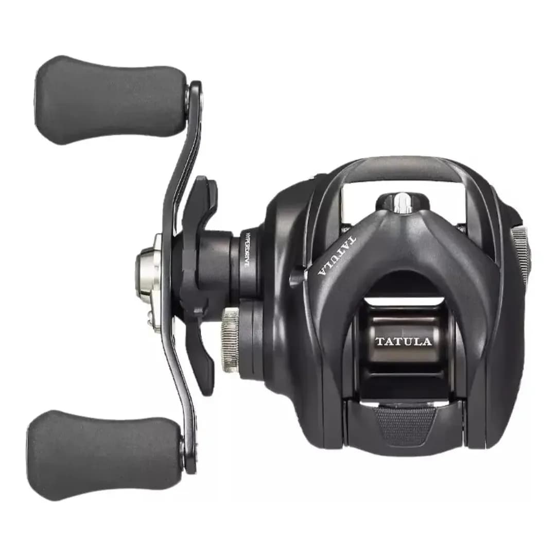 Carretilha Daiwa Tatula Tw 100 Xh 2024 Cor Preto Lado Da Manivela Esquerdo