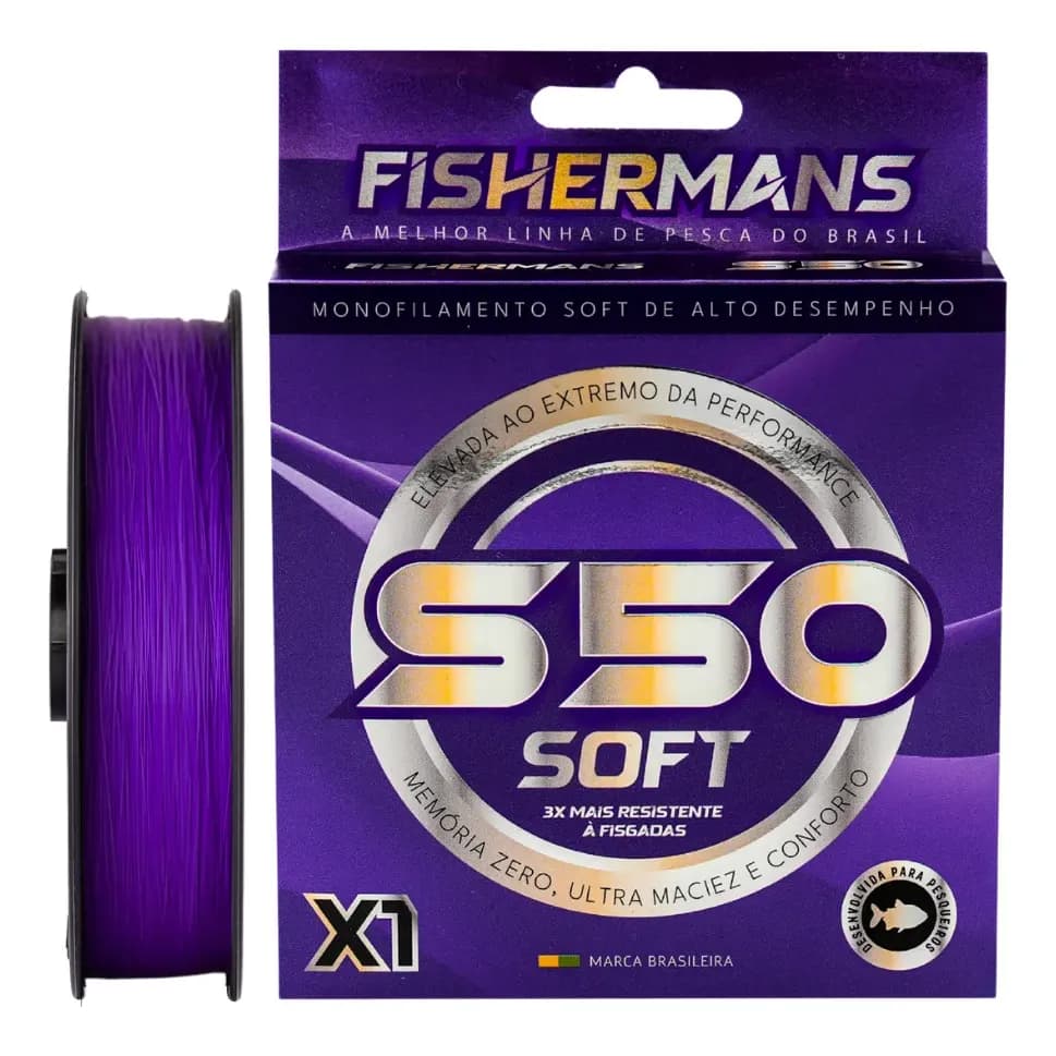 Linha Fishermans S50 X1 - Fisgou, Não Solta Mais