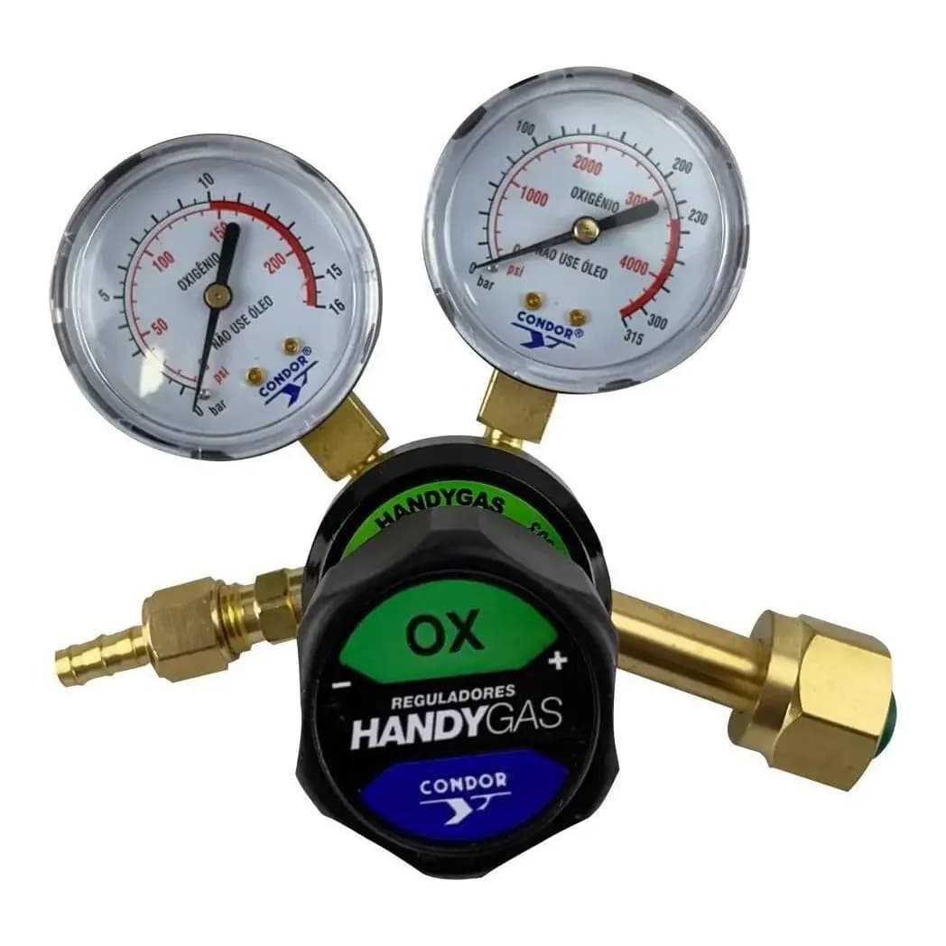 Regulador Pressão Oxigênio Condor/Esab Handygas 10OX 10 bar