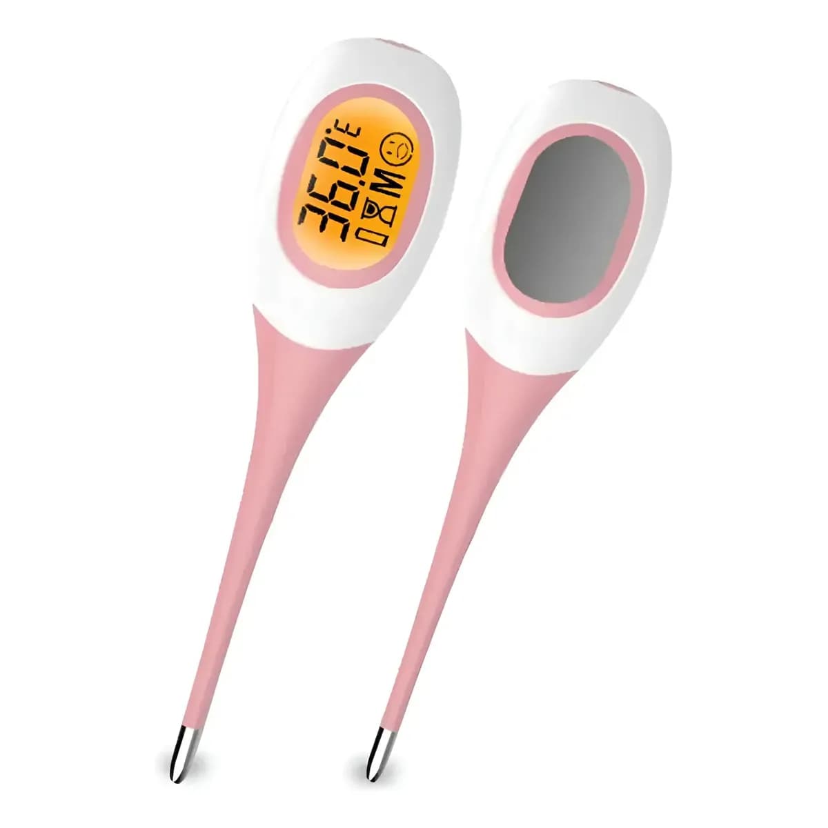Termômetro Digital Flexivel Temperatura Medição Rosa-claro