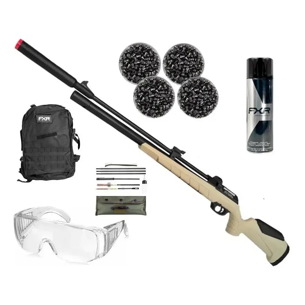 Carabina Artemis Pcp Pr900t G3 Tan 5,5+mochila Tática+itens Tan
