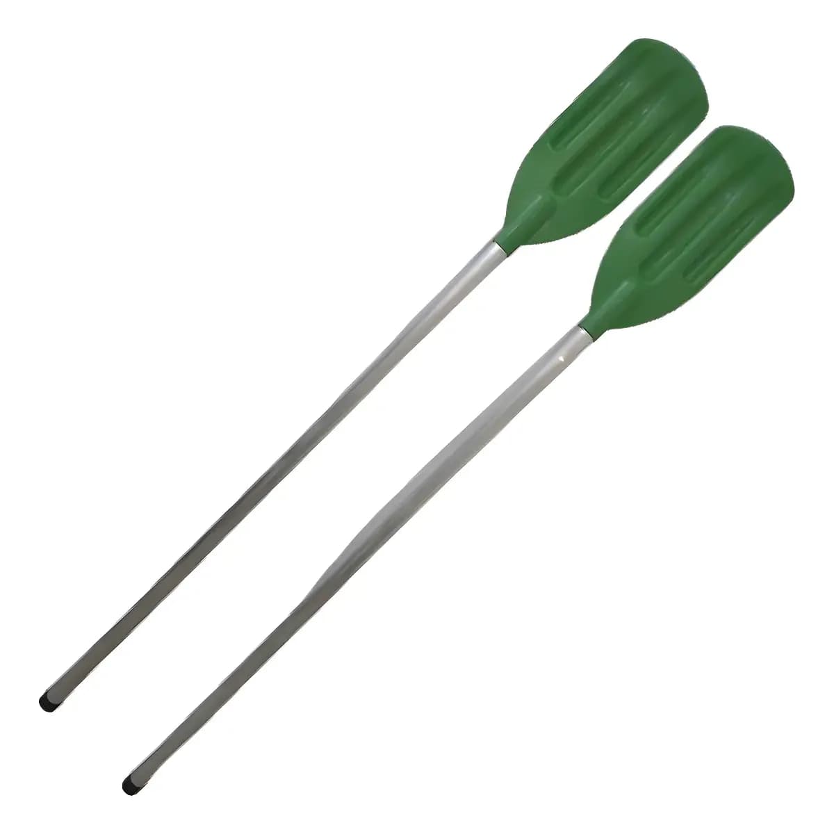 Kit 2 Remos Andrade Canoa Caiaque 1,5m Aluminio Verde Pesca