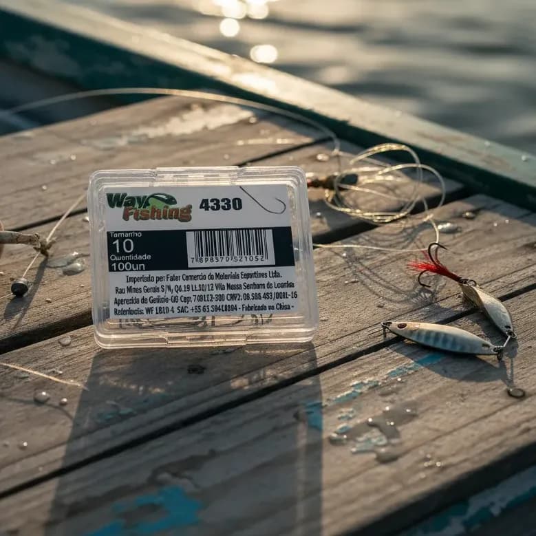 Anzol Pesca 4330  Caixa C/ 100 Unidades  Way Fishing