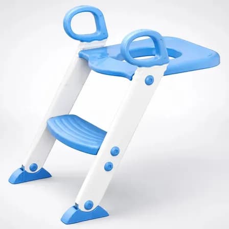 Assento Redutor Infantil Com Escada Para Vaso Sanitário
