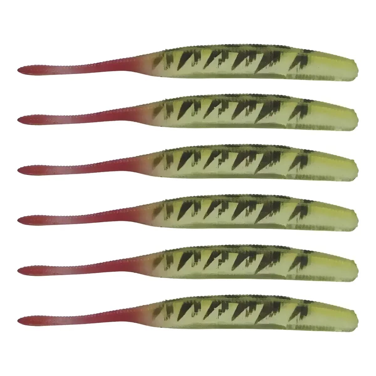 Isca  Artificial Maruri Soft Bait W182 10cm 6unid + 2 Jigs Cor 10