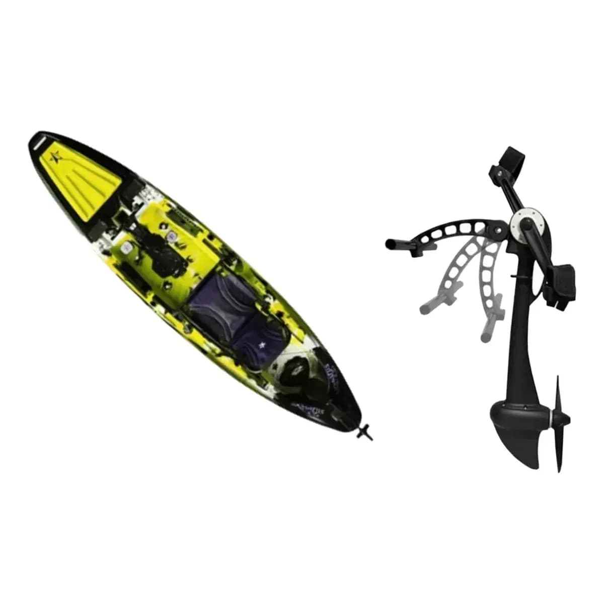 Caique De  Pesca Armatus Completo Pedal Leme Cadeira