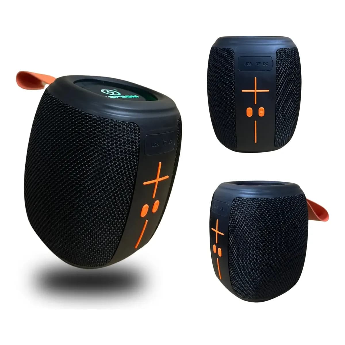 Caixa Caixinha Som Bluetooth Tws A Prova D'agua Recarregavel Preto