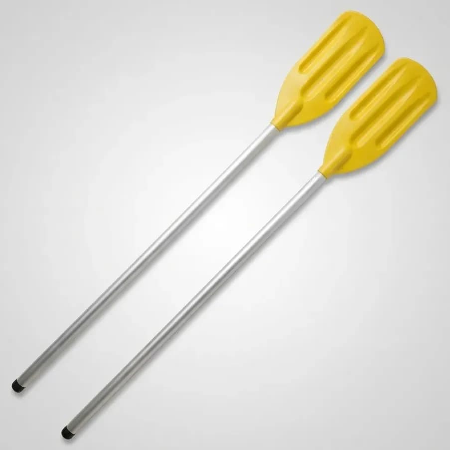 Kit 2 Remos C/ Cabo Alumínio P/ Bote Barco Pesca Canoa 1,5 M