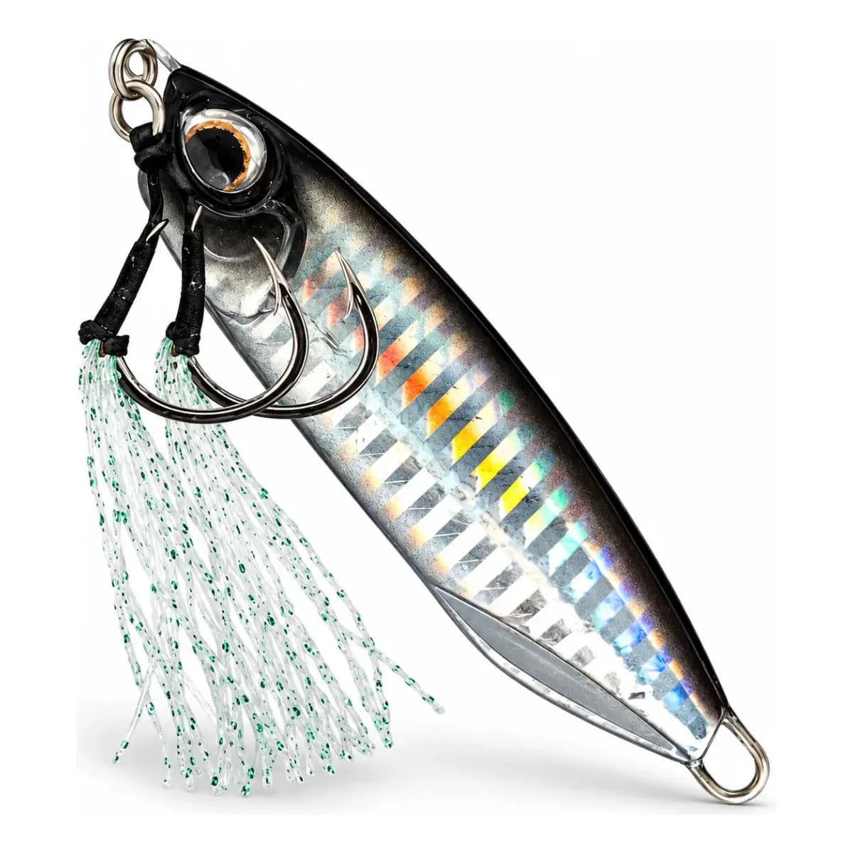 Jumping Jig Glow Slow Suporte Hook Duplo 60g Isca Alto Mar