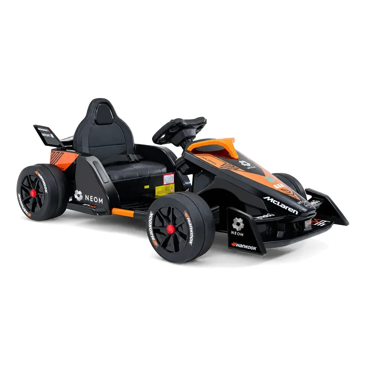 Mini Kart Elétrico Infantil 12v 7ah Com Controle Remoto Preto
