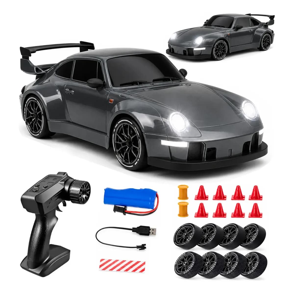 Carrinho de Controle Remoto Drift Recarregável - Grupo CS Importações
