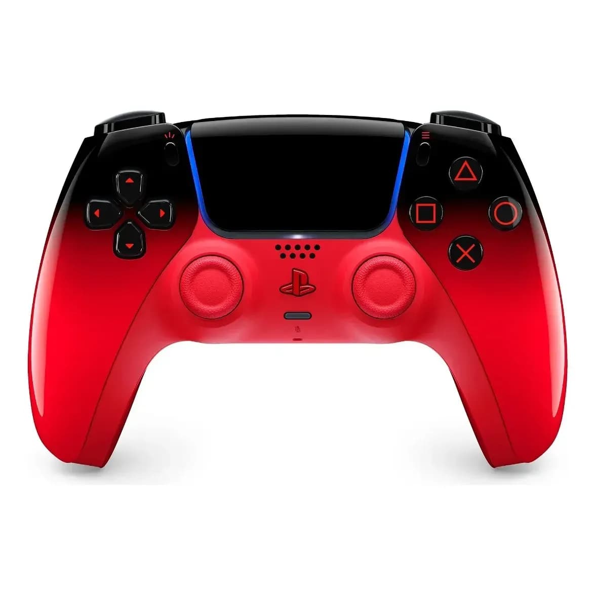 Controle Sem Fio Sony DualSense Hyperpop para PS5, Vermelho Techno Red