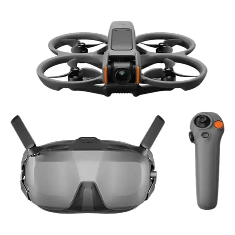 Drone Dji Avata 2 Fpv Pro 4k Óculos Goggles N3 Motion3 Anate Preto