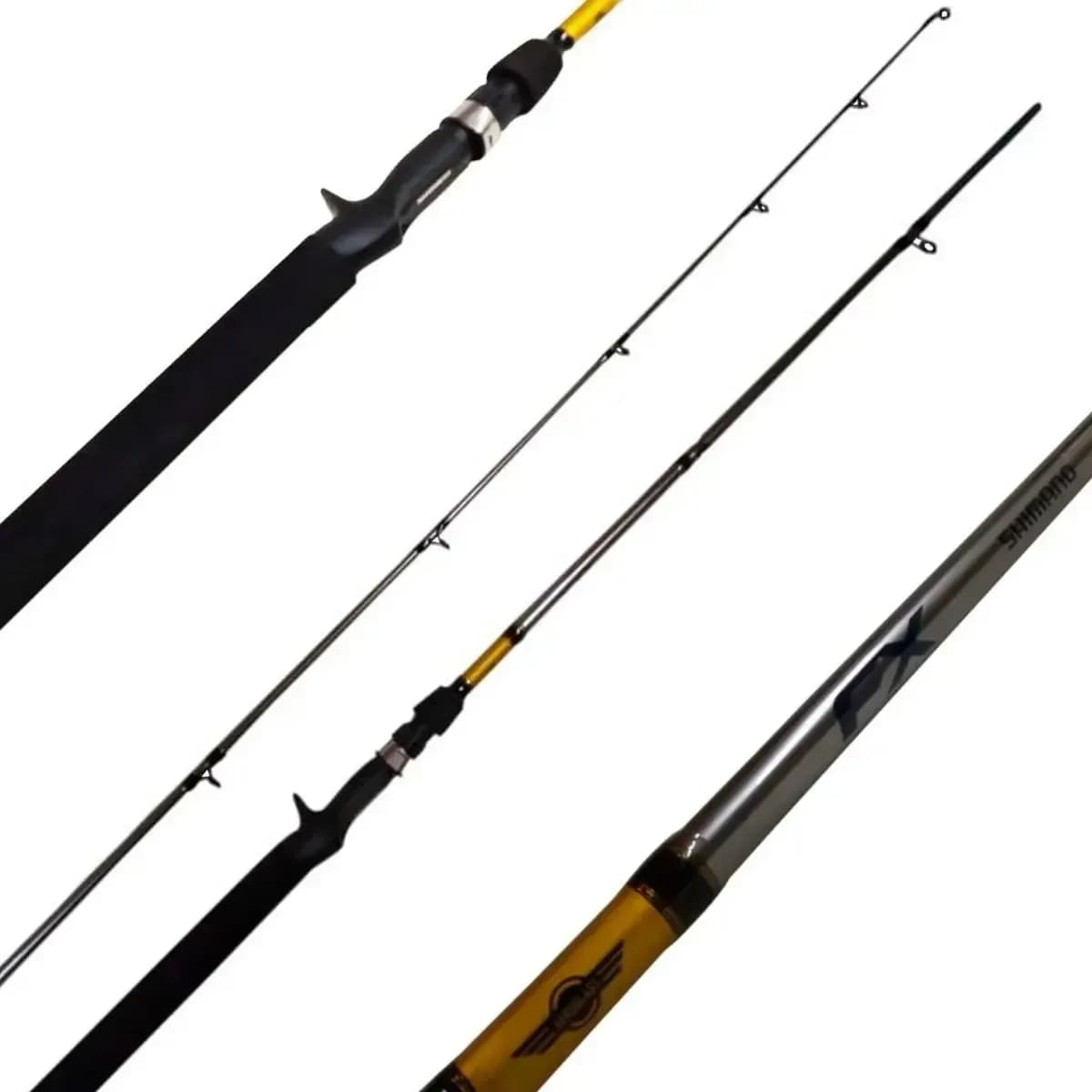 Shimano cana Fx 1.83mts 6-15 Lbs 2 seções variadas pesca Bait