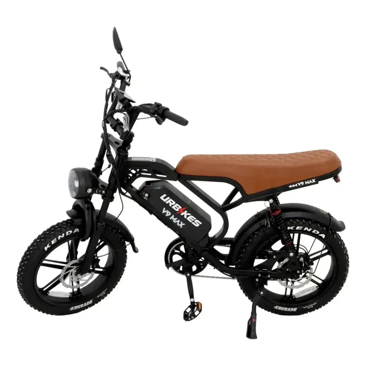 Bicicleta Bike Eletrica V9 Max 1000w Potente 60km Autonomia Preto