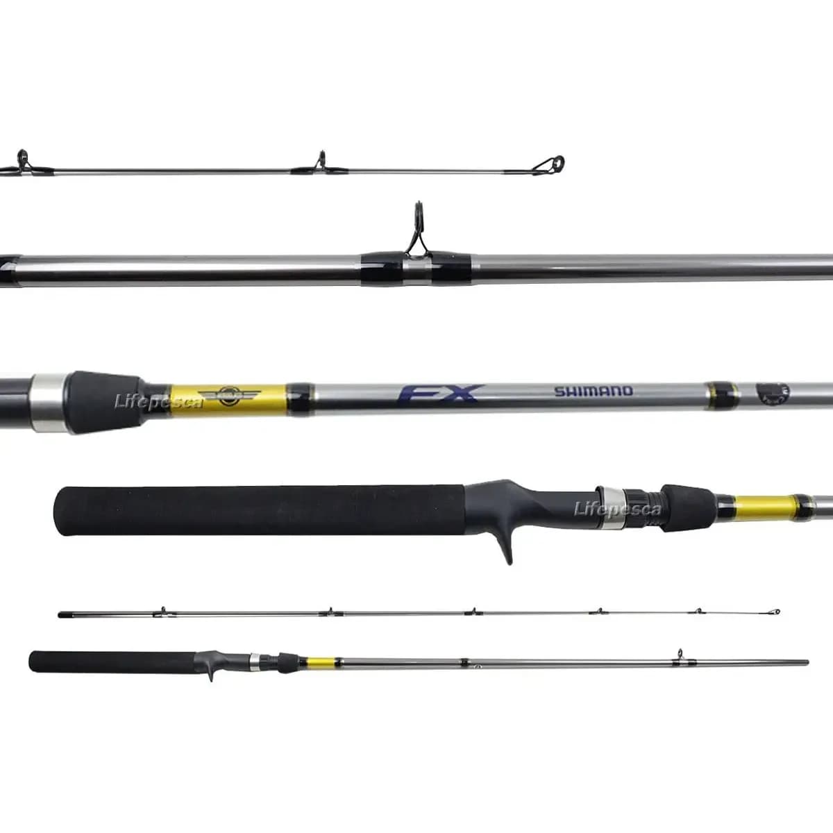 Vara Para Carretilha Shimano Fx (1,82m) 6-15lbs - 2 Partes