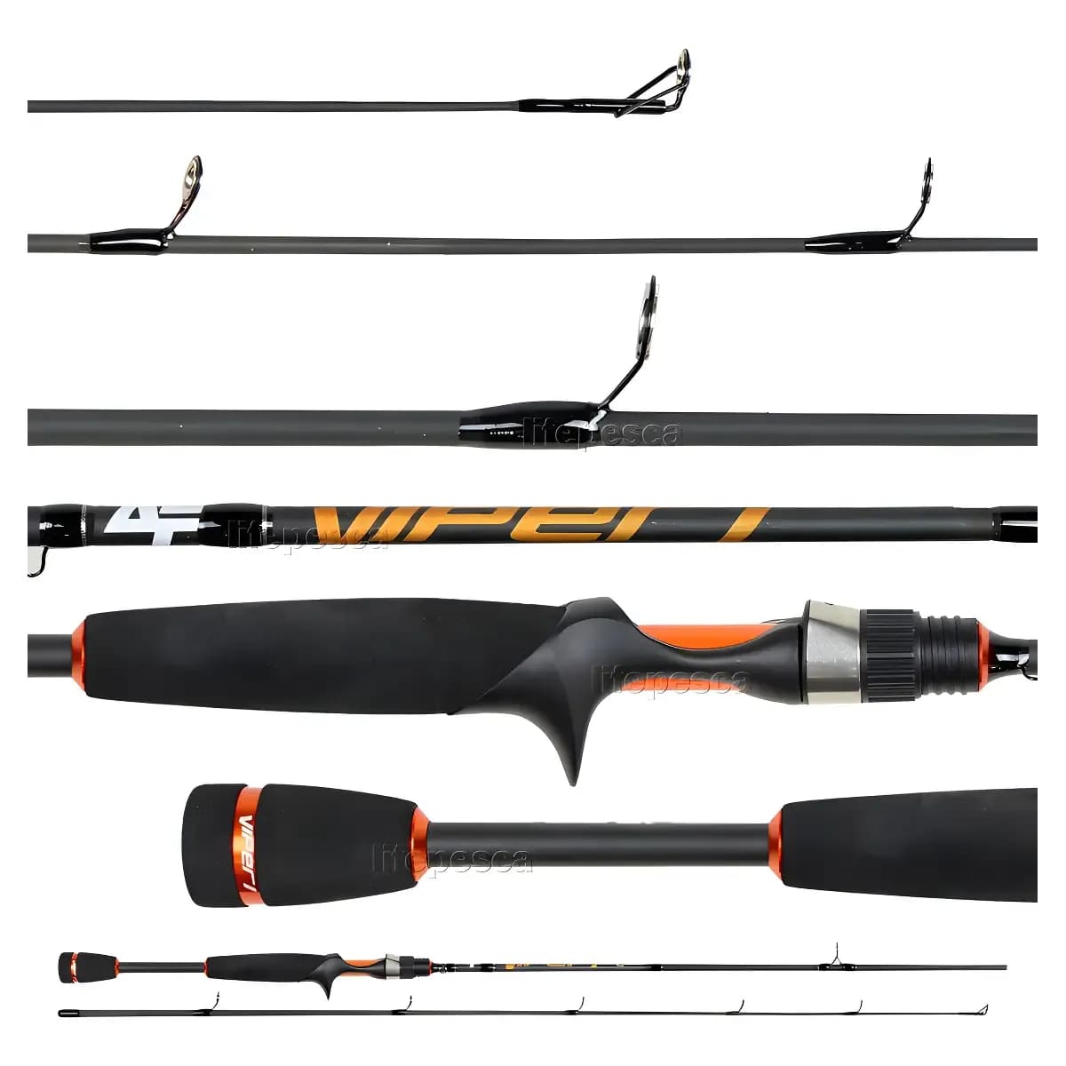 Vara P/ Carretilha Viper I 1,68m 8-17lb Albatroz - Inteiriça