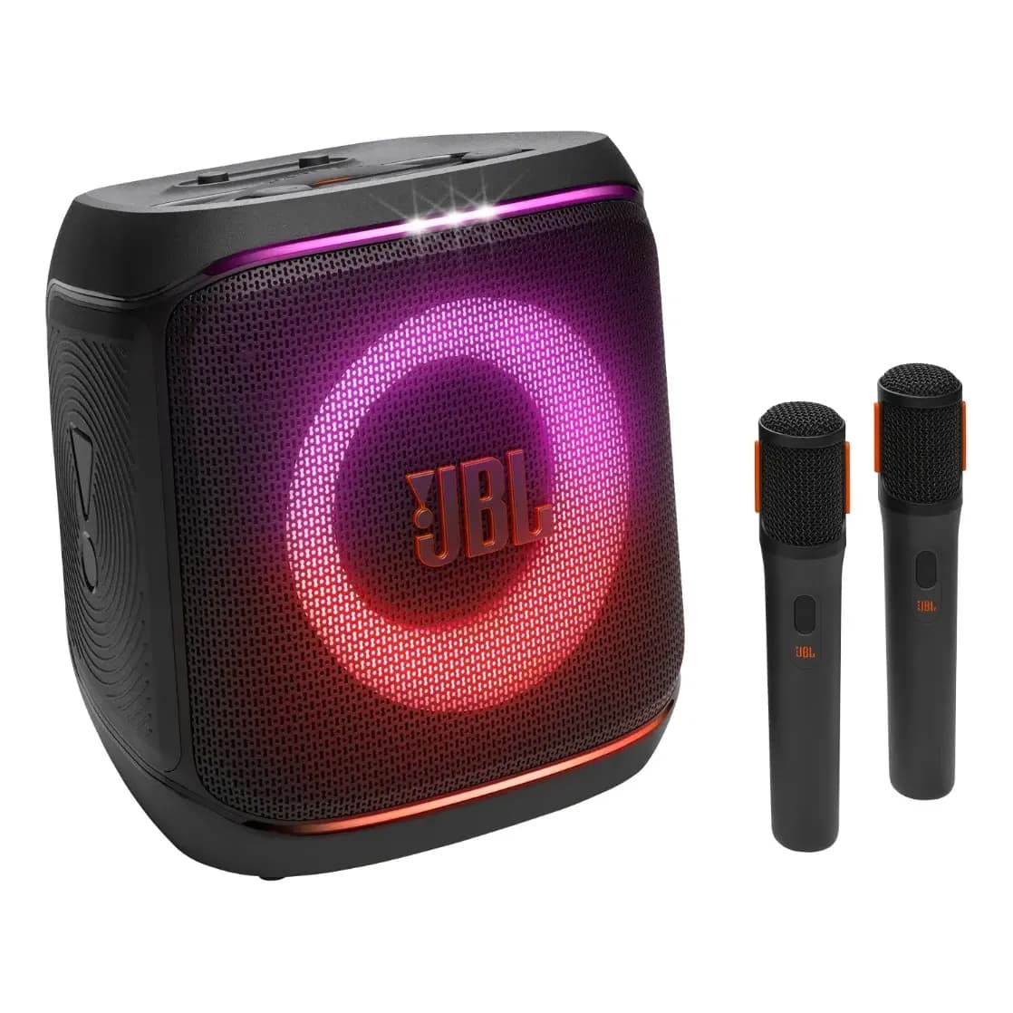 Caixa de Som Bluetooth Partybox Encore 2 Preta com Microfone, à Prova de Respingos IPX4